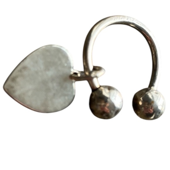 Sterling Silver Tiffany keychain with heart❤️‼️ - Picture 4 of 13